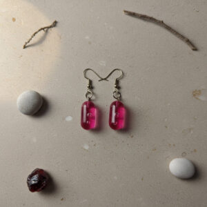 Pink Capsule Earrings