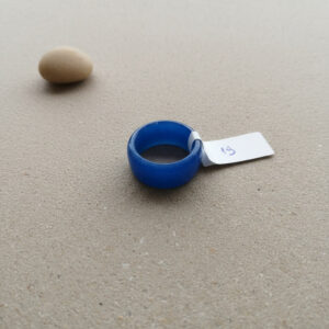 Deep Blue Resin Ring – Spark Dust Core