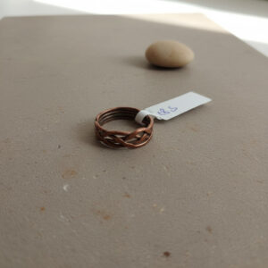 raided Copper Ring – Raw Loop Structure
