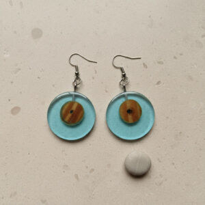 Blue Orbit Earrings