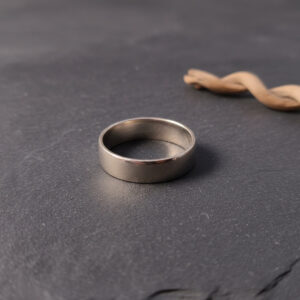 Copper Silver Ring, Handmade Ring, Artisan Jewelry, Size 69, No. 2